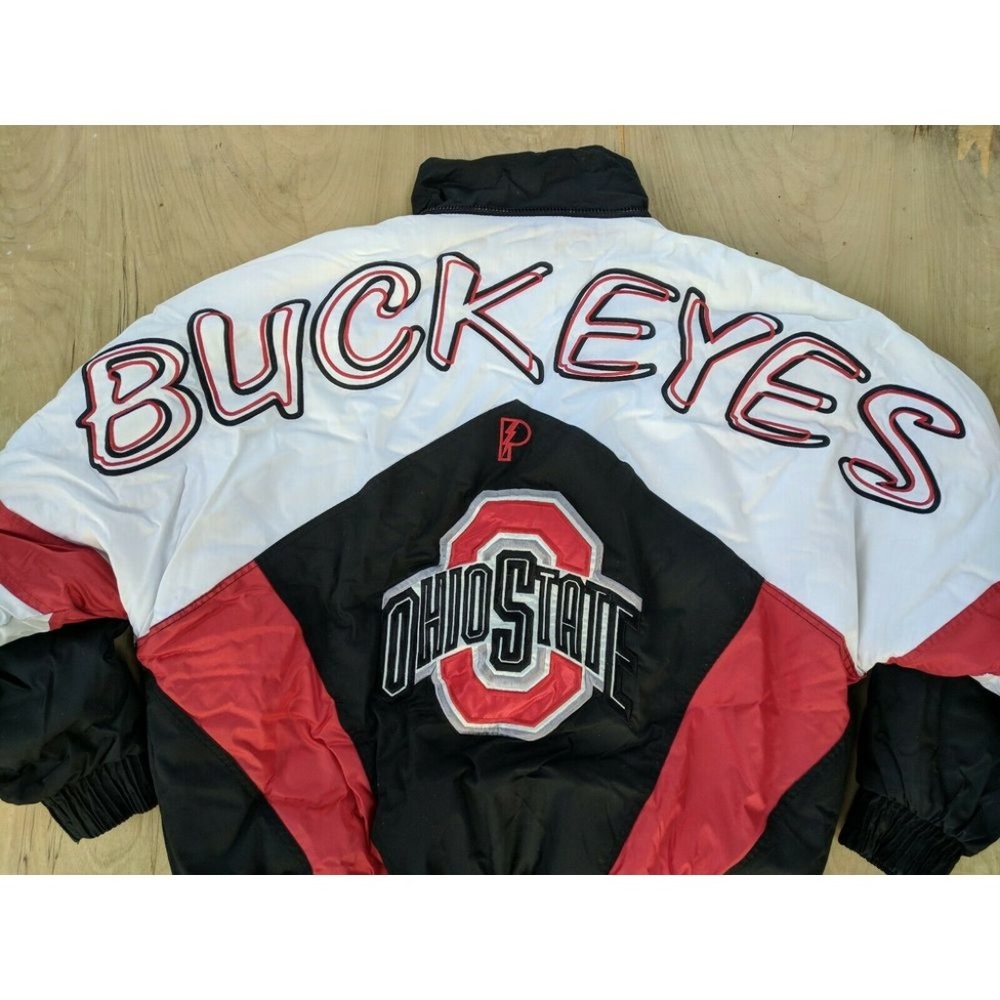 Ohio State BUCKEYES XL Pro Player Puffy zip Jacket